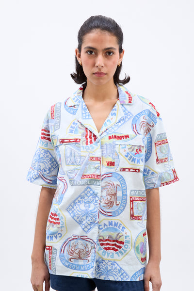 chlo shirt - holiday print