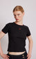 dm shrunken pointelle tee